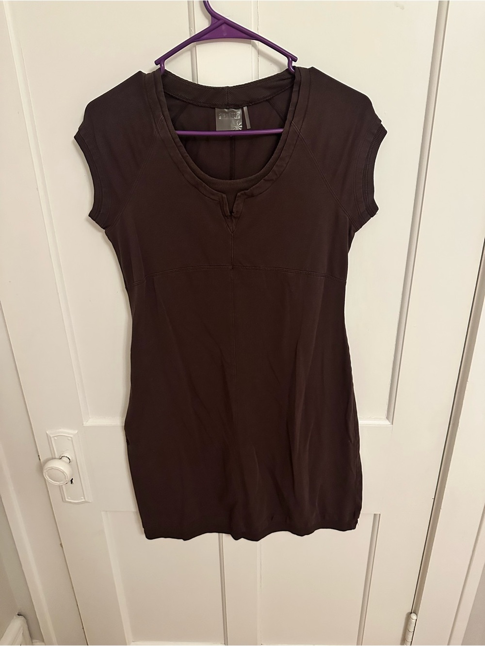 Athleta Athleisure Activewear Cocoa Brown Dress Stretch Yoga Casual Small